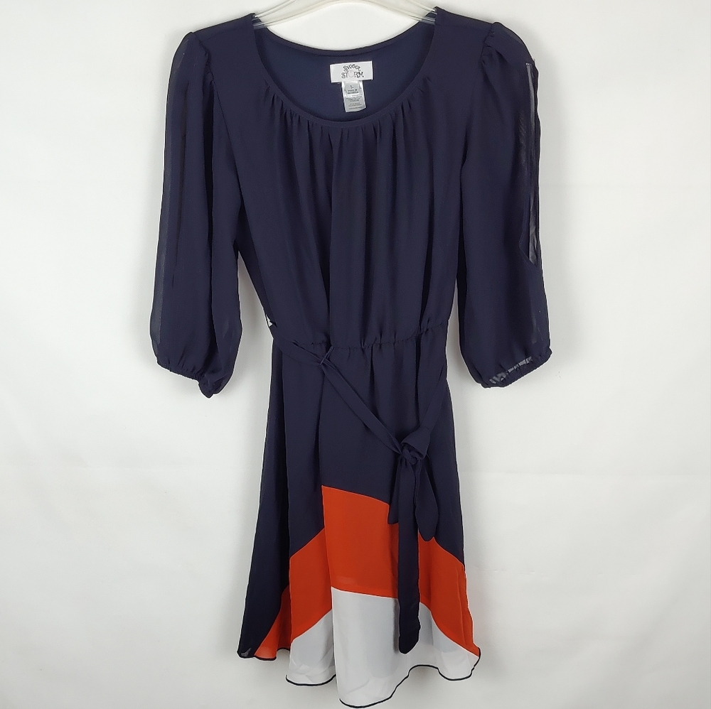 Storm Above Knee Dress Womens L Going Out Casual Coquette Party Cocktail Summer